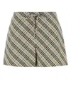 Burberry Check Cotton Pyjama Shorts In Multicolor