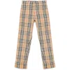 Burberry Check-print Trousers In Multicolor
