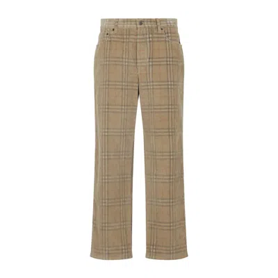 Burberry Pants In Neutral