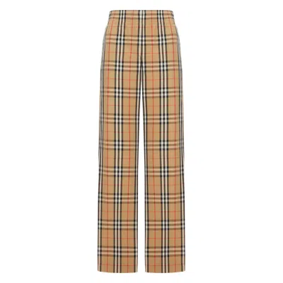 Burberry Pants Neutral In Brown