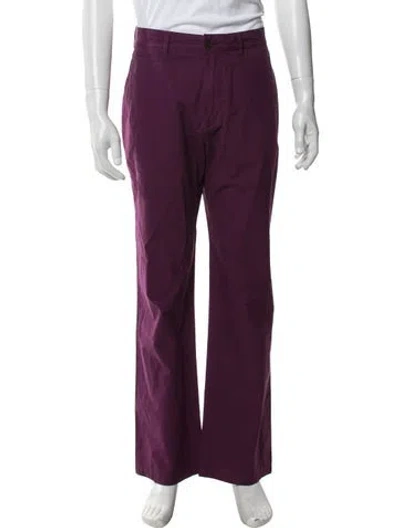 Pre-owned Burberry Pants In Purple