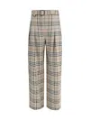 Burberry Check Archive Pants In Brown
