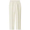 Burberry Tapered-leg Canvas Trousers In White