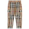 Burberry Pants With Pockets In Beige