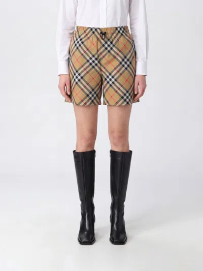 Burberry Pants Woman Color Sand In Brown