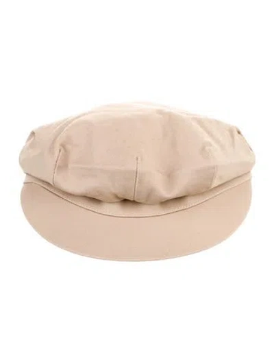 Pre-owned Burberry Paperboy Hat Size S In Neutral