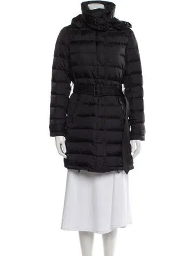 Pre-owned Burberry Parka In Black