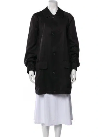 Pre-owned Burberry Parka In Black