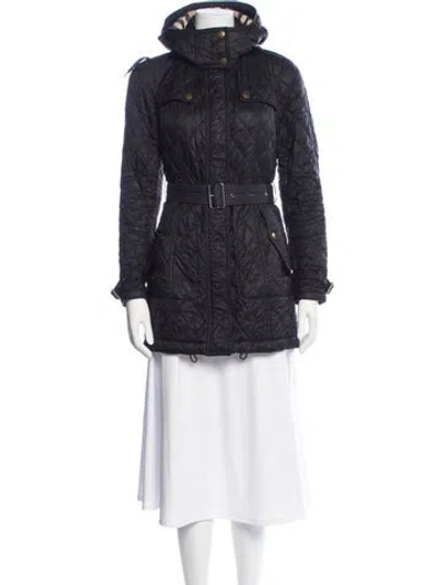 Pre-owned Burberry Parka In Black