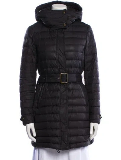 Pre-owned Burberry Parka In Black