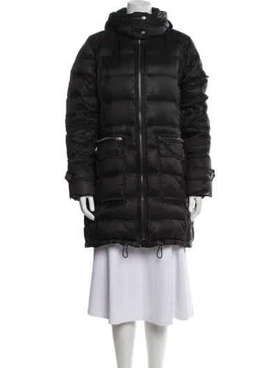 Pre-owned Burberry Parka In Black
