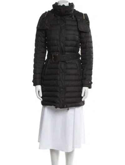 Pre-owned Burberry Parka In Black