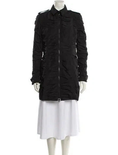 Pre-owned Burberry Parka In Black