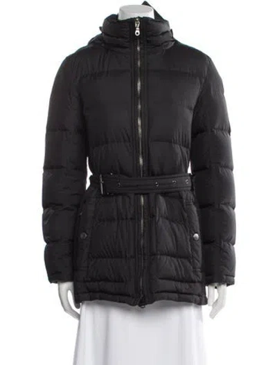 Pre-owned Burberry Parka In Black