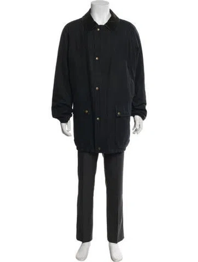 Pre-owned Burberry Parka In Black