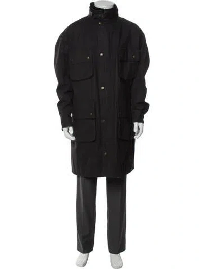 Pre-owned Burberry Parka In Black