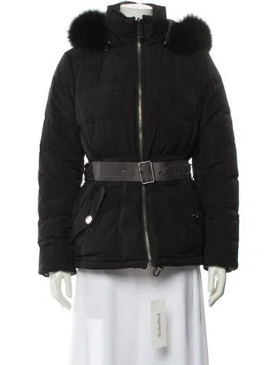 Pre-owned Burberry Parka In Black