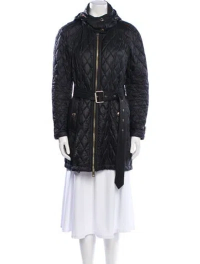Pre-owned Burberry Parka In Black