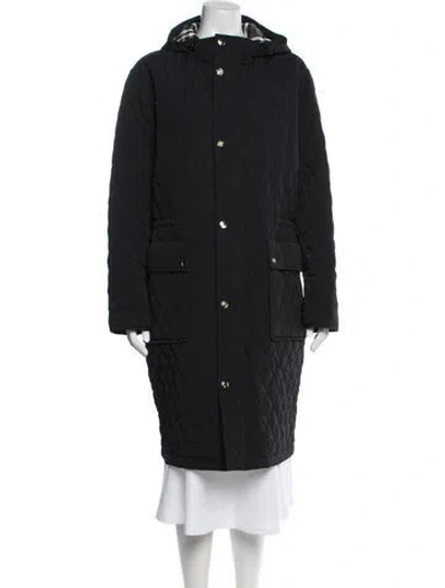 Pre-owned Burberry Parka In Black