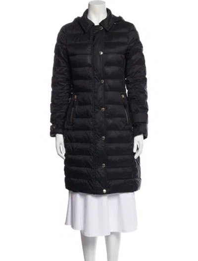 Pre-owned Burberry Parka In Black