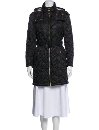 Pre-owned Burberry Parka In Black