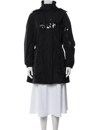 Pre-owned Burberry Parka In Black