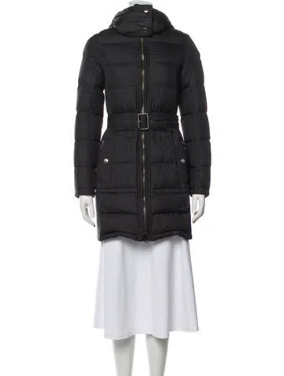 Pre-owned Burberry Parka In Black