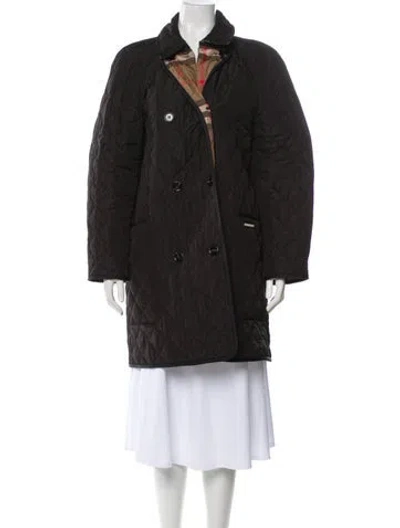 Pre-owned Burberry Parka In Black