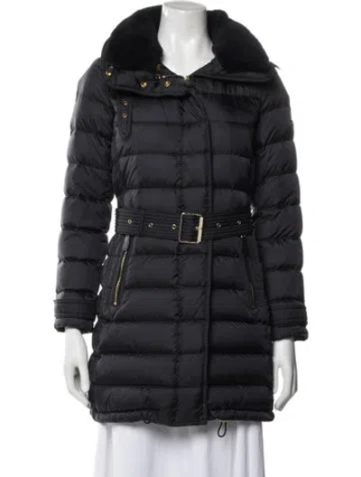 Pre-owned Burberry Parka In Black