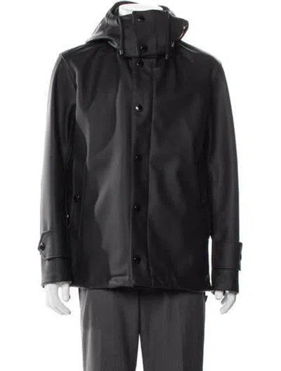Pre-owned Burberry Parka In Black