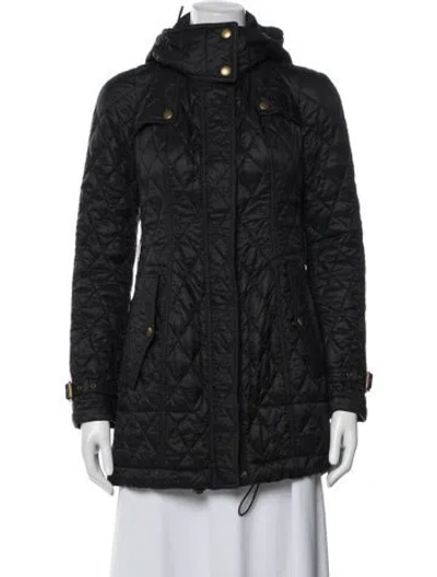 Pre-owned Burberry Parka In Black