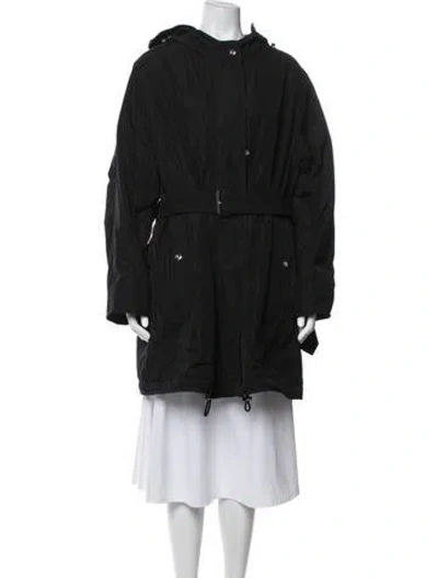 Pre-owned Burberry Parka In Black