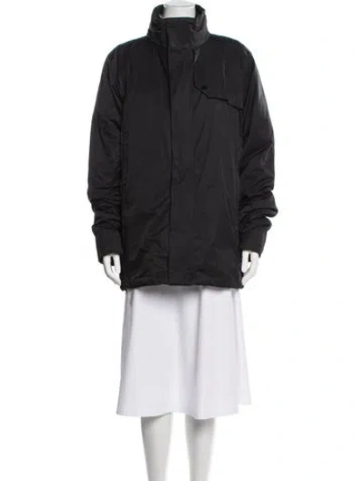 Pre-owned Burberry Parka In Black