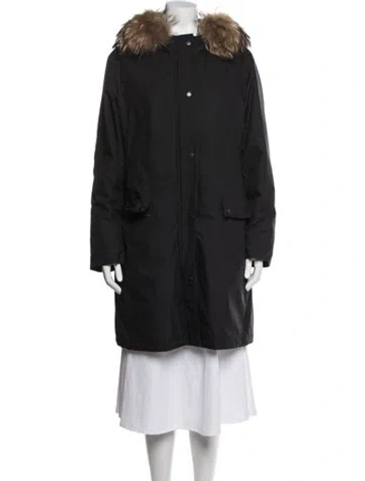 Pre-owned Burberry Parka In Black