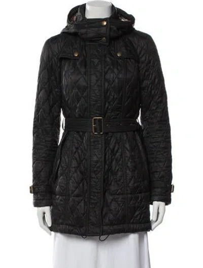 Pre-owned Burberry Parka In Black