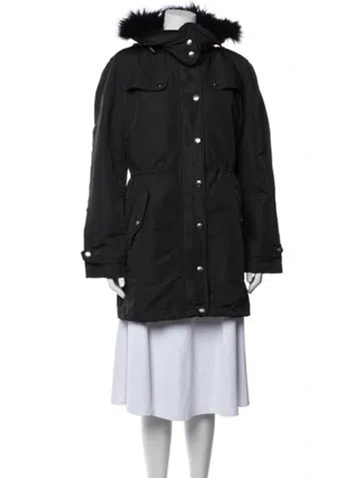 Pre-owned Burberry Parka In Black