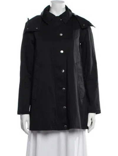 Pre-owned Burberry Parka In Black