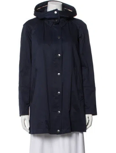 Pre-owned Burberry Parka In Blue