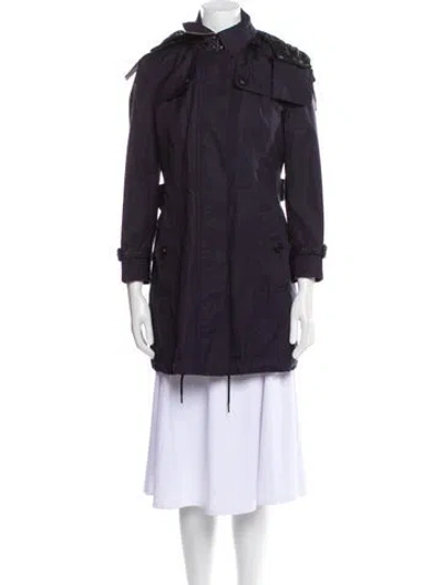 Pre-owned Burberry Parka In Blue
