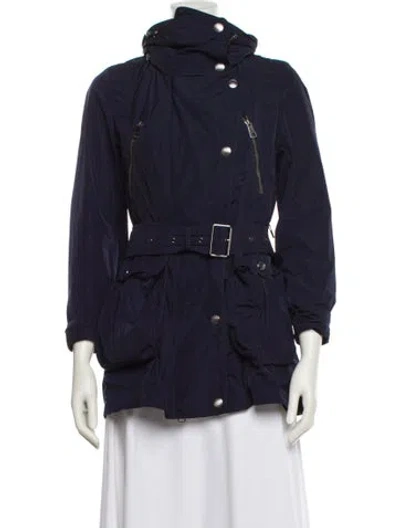 Pre-owned Burberry Parka In Blue