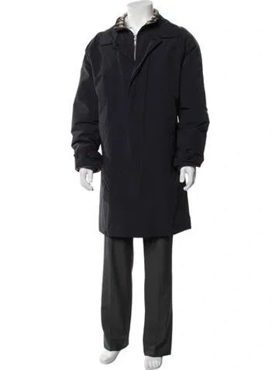 Pre-owned Burberry Parka In Blue