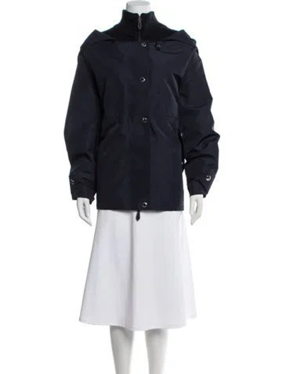 Pre-owned Burberry Parka In Blue