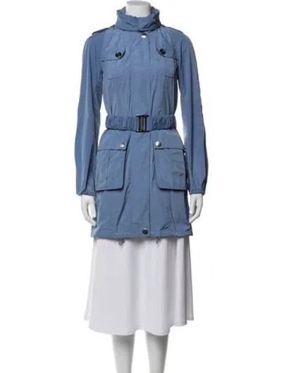Pre-owned Burberry Parka In Blue