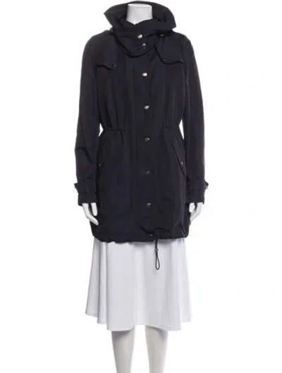 Pre-owned Burberry Parka In Blue