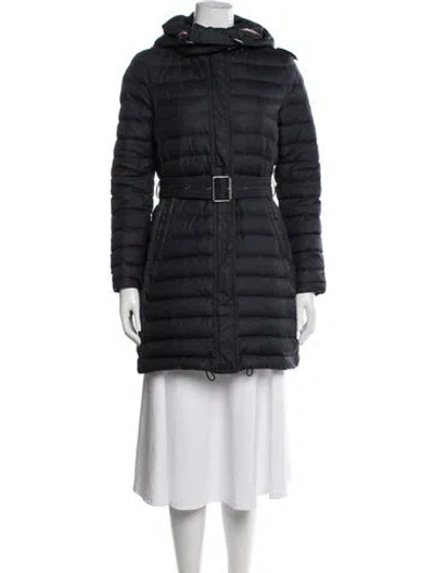 Pre-owned Burberry Parka In Blue