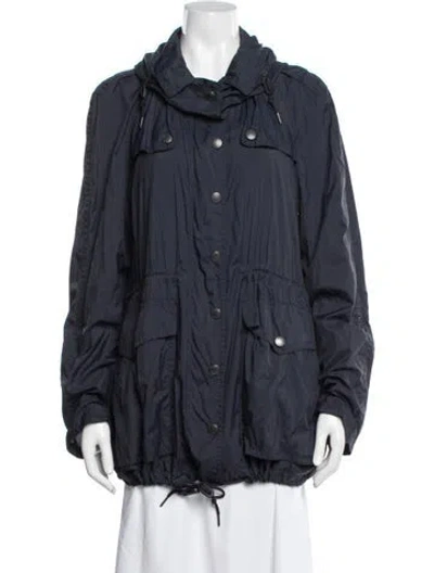 Pre-owned Burberry Parka In Blue