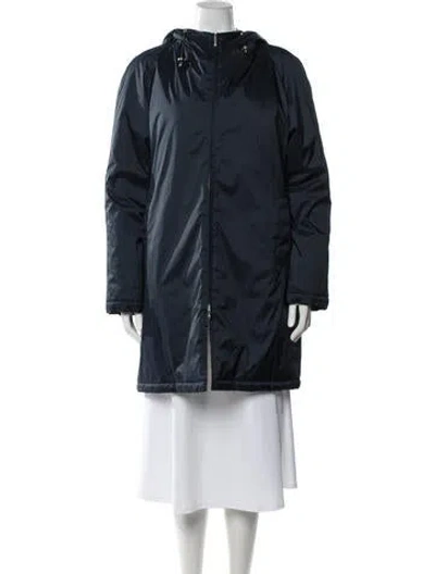 Pre-owned Burberry Parka In Blue
