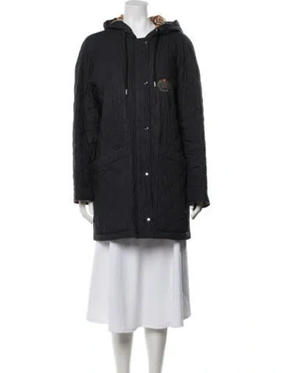 Pre-owned Burberry Parka In Blue