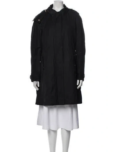 Pre-owned Burberry Parka In Blue