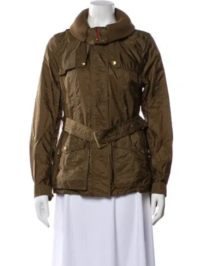 Pre-owned Burberry Parka In Brown
